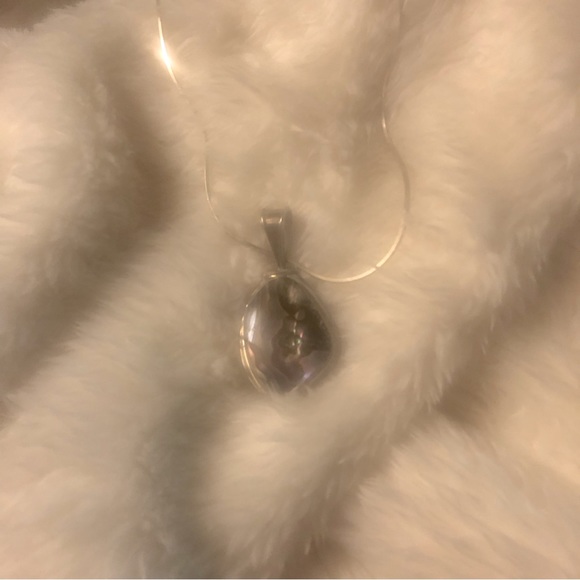 Necklace, sterling silver.  Two different sides - Picture 6 of 11